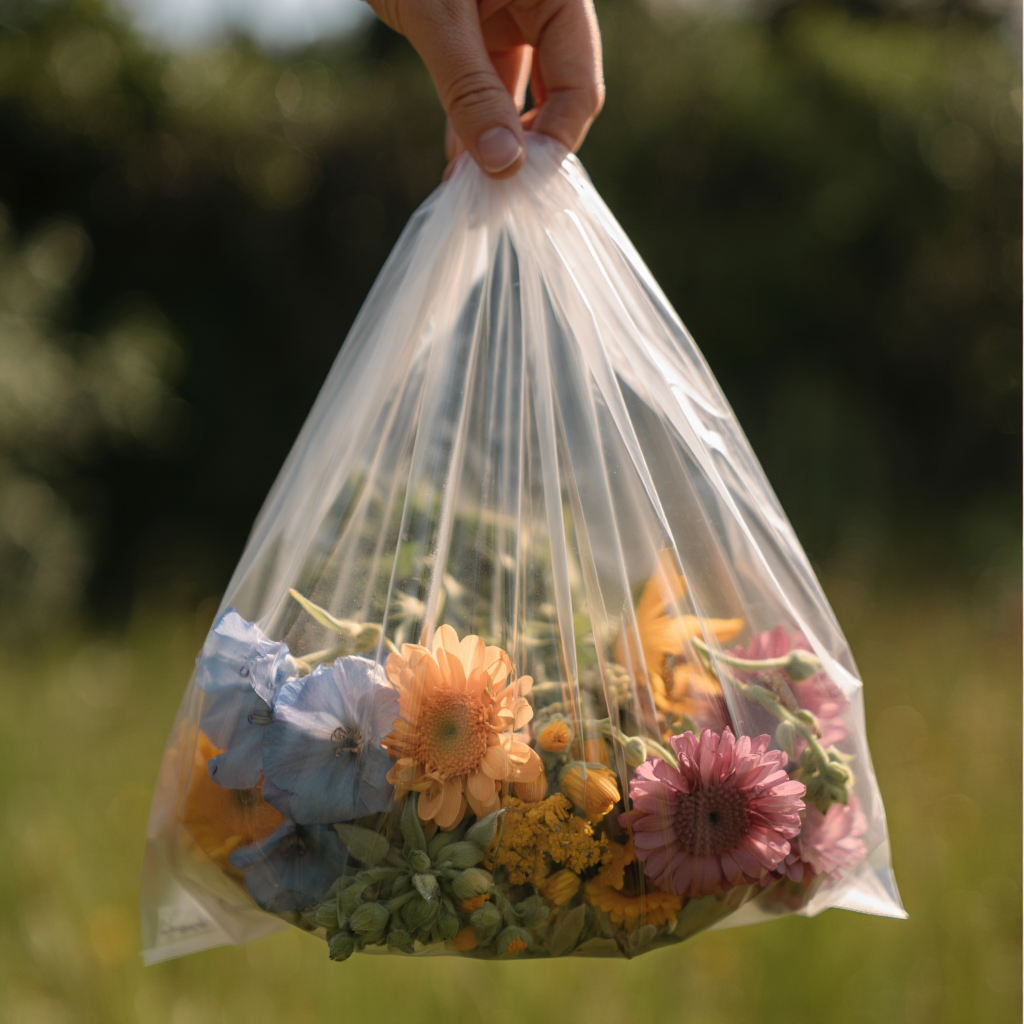 Square Wildflowers in Bag 3