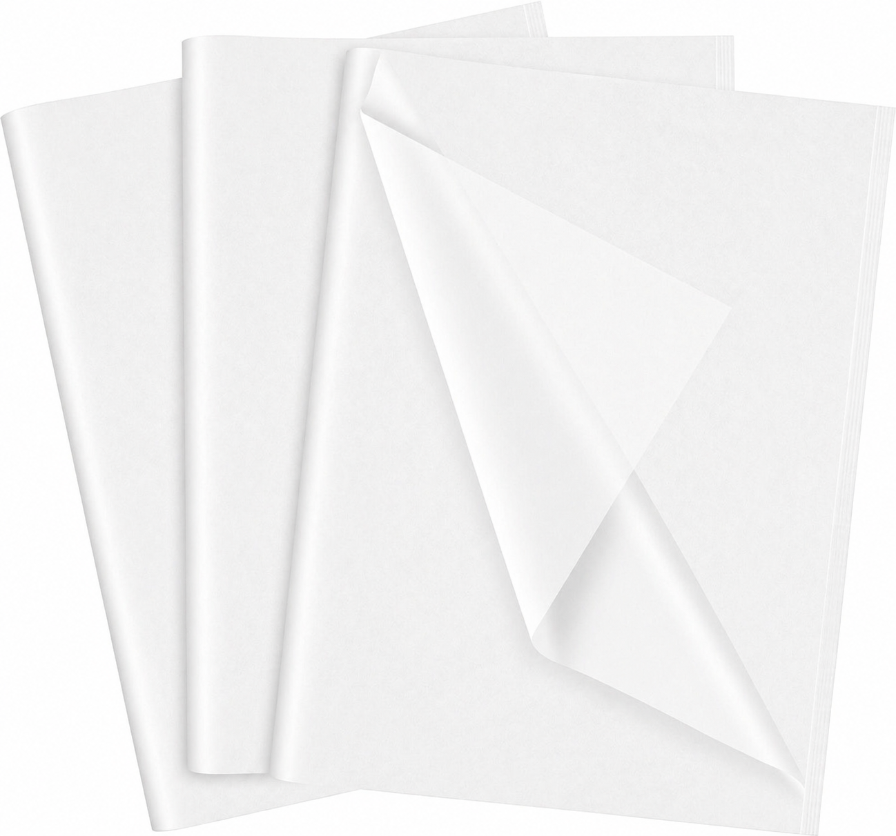 Acid Free White Tissue Paper 450mm x 700mm 18gsm